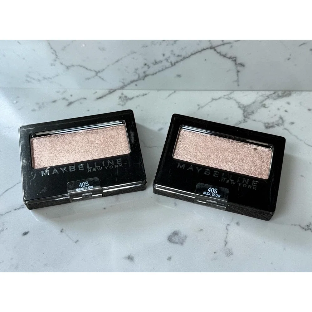 2 New and Sealed Maybelline Expert Wear Eye Shadow Singles #40S Nude Glow